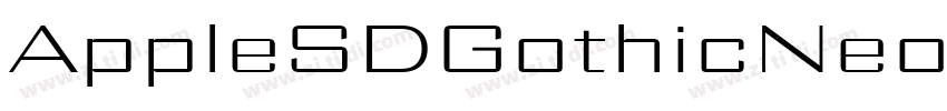 AppleSDGothicNeo Reg字体转换